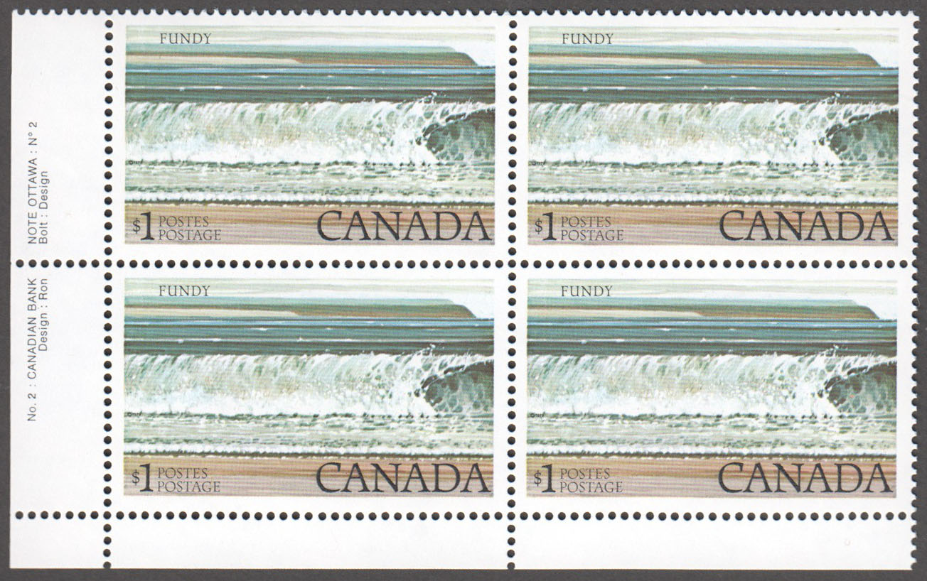 Canada Scott 726a MNH PB LL Pl.2 (A9-14) - Click Image to Close